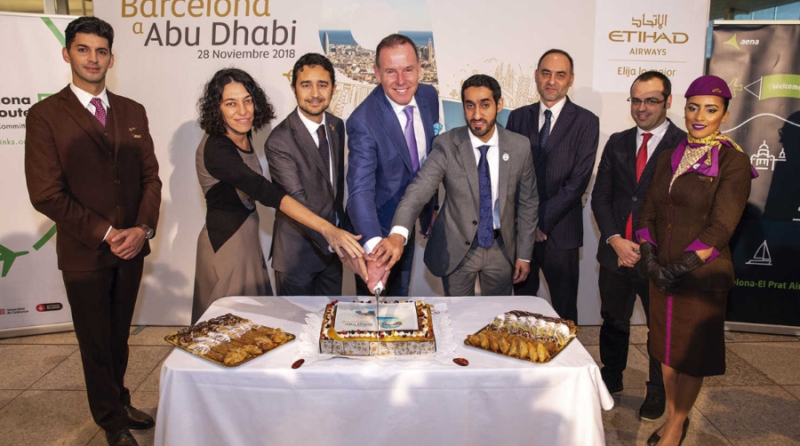 El vuelo de Etihad Airways entre Barcelona y Abu Dhabi ser&aacute; diario a partir del 31 de marzo
