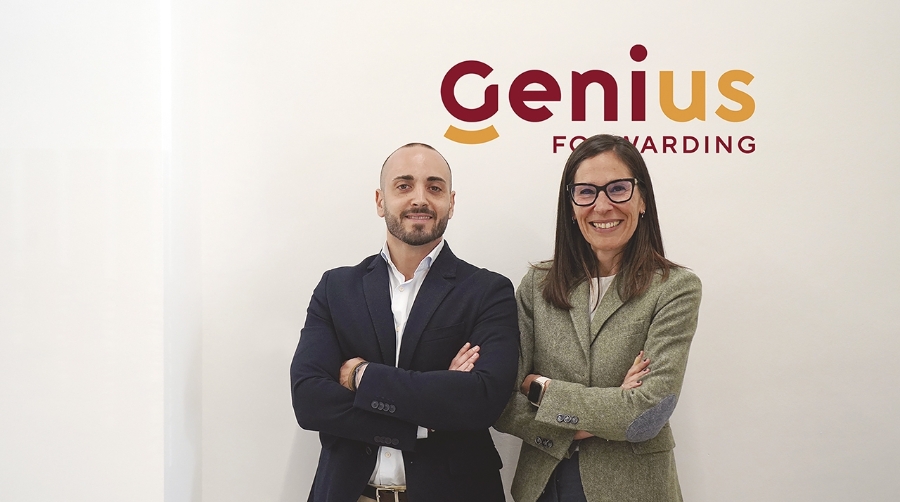 María Panizo (Branch Manager) y Alejandro Díez (Sales Manager) lideran el equipo de Genius Forwarding (Grupo Alonso).