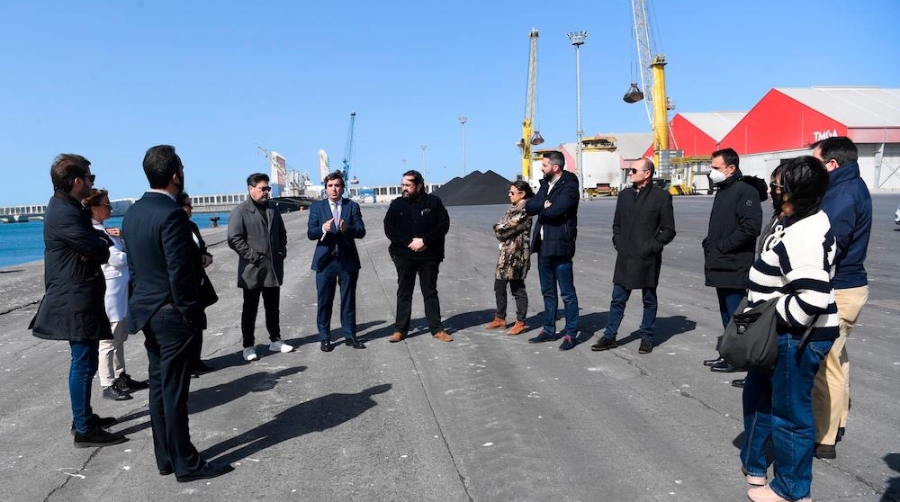 El presidente de la Autoridad Portuaria de A Coruña, Martín Fernández Prado, expuso las líneas estratégicas de futuro del enclave.