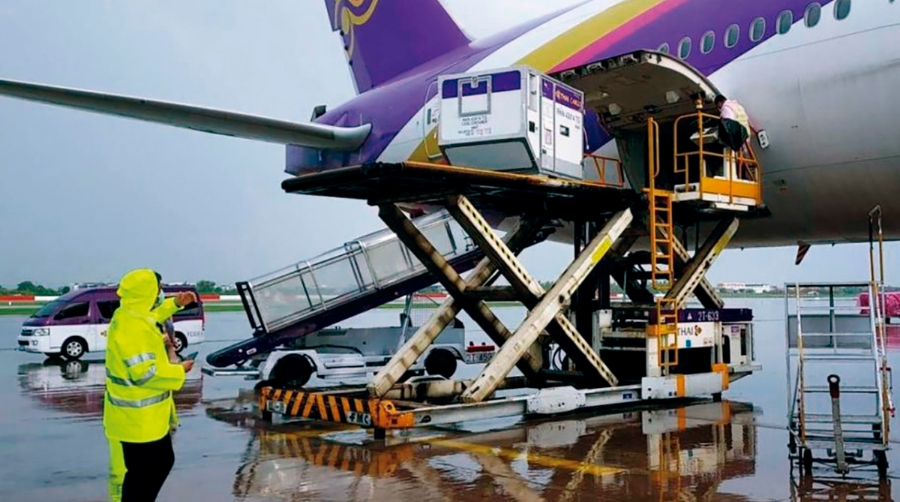 Lamaignere coordina con &eacute;xito un embarque de vacunas desde Espa&ntilde;a con destino Tailandia