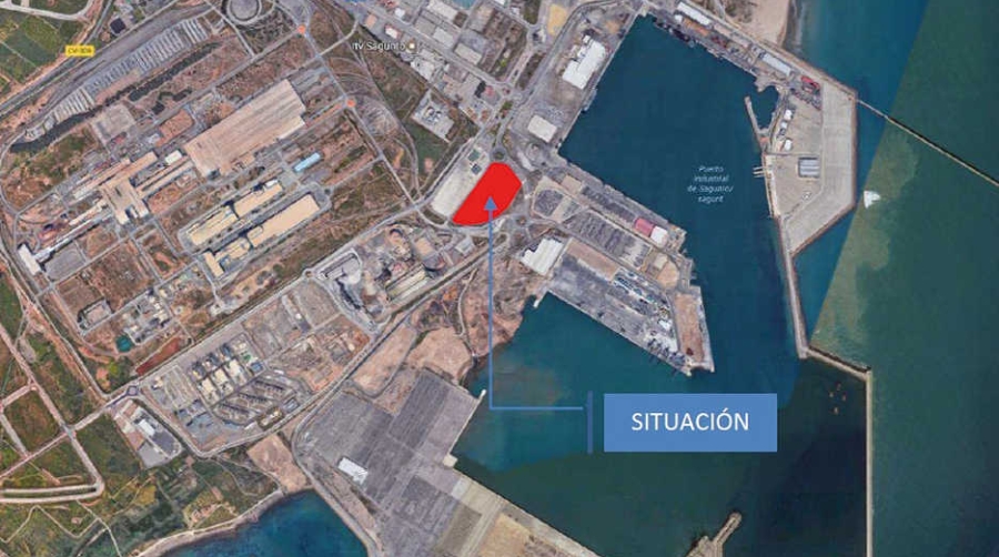 Situación del CIF del Puerto de Sagunto.