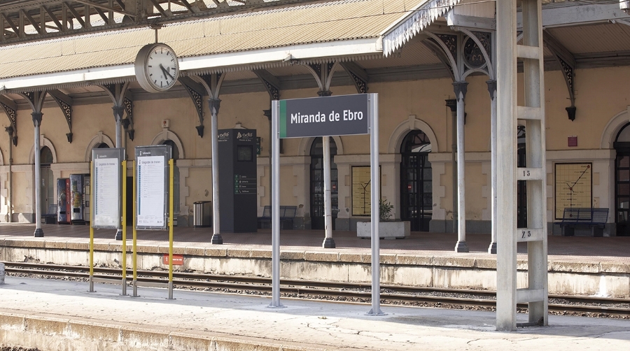 Adif adjudica la redacción del proyecto de modernización de la línea Logroño-Miranda de Ebro, por 4,5 millones