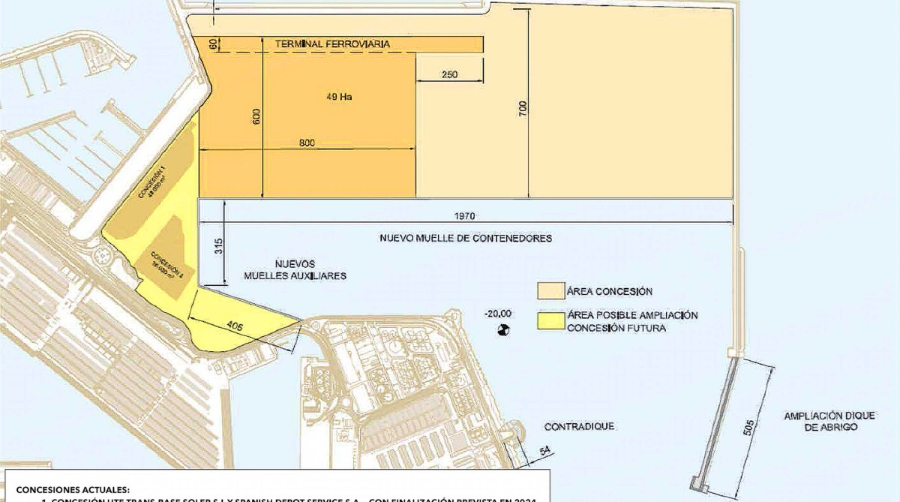 La adjudicataria de la Terminal Norte de Valencia definir&aacute; su grado de automatizaci&oacute;n