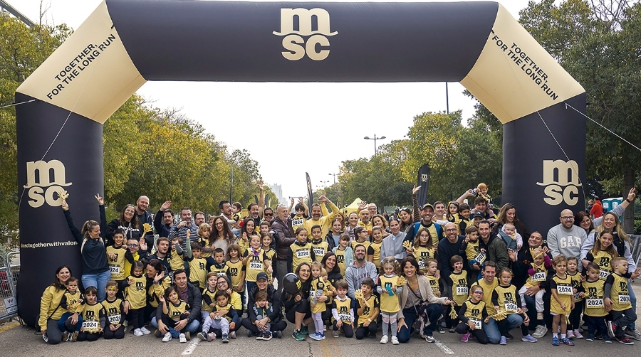 MSC renueva su compromiso con el Mini Maratón de Valencia