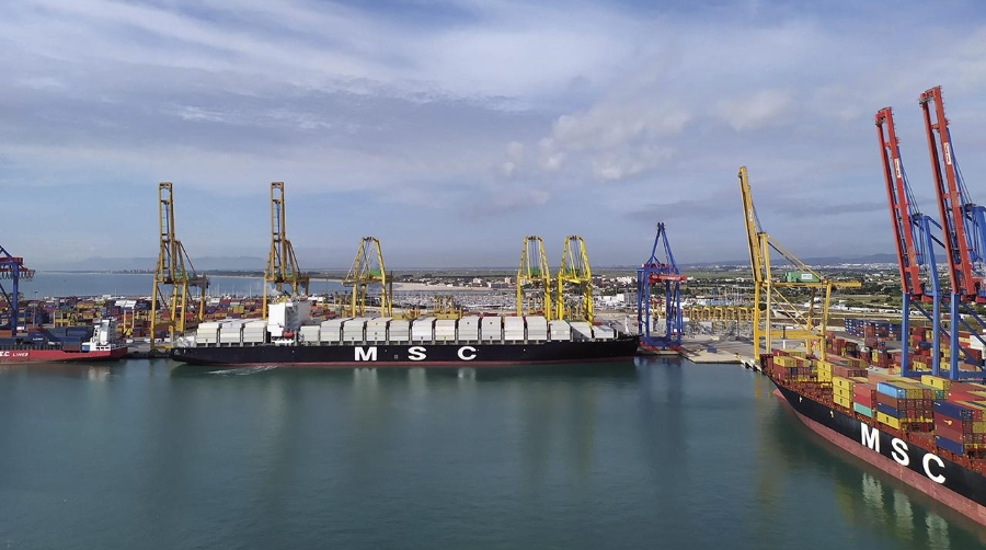 Un total de 4.336.957 TEUs han pasado por las terminales de Valenciaport en lo que va de año.