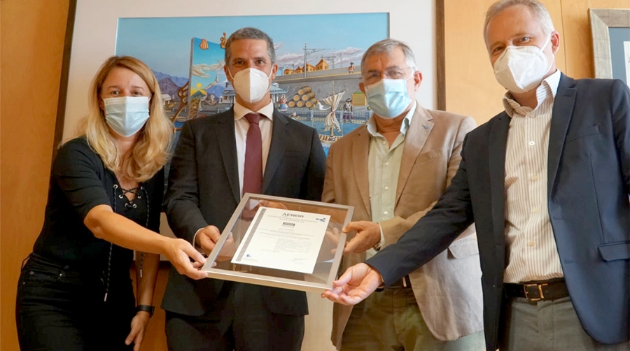 El protocolo de actuaci&oacute;n frente al Covid-19 de Puertos de Tenerife, certificado por AENOR