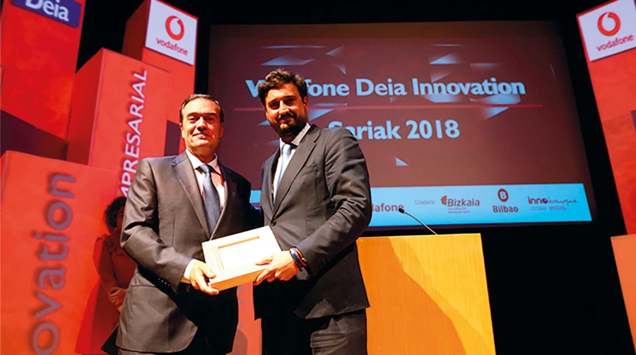 Los premios Vodafone-DEIA Innovation Sariak 2018 reconocen la labor de Erhardt