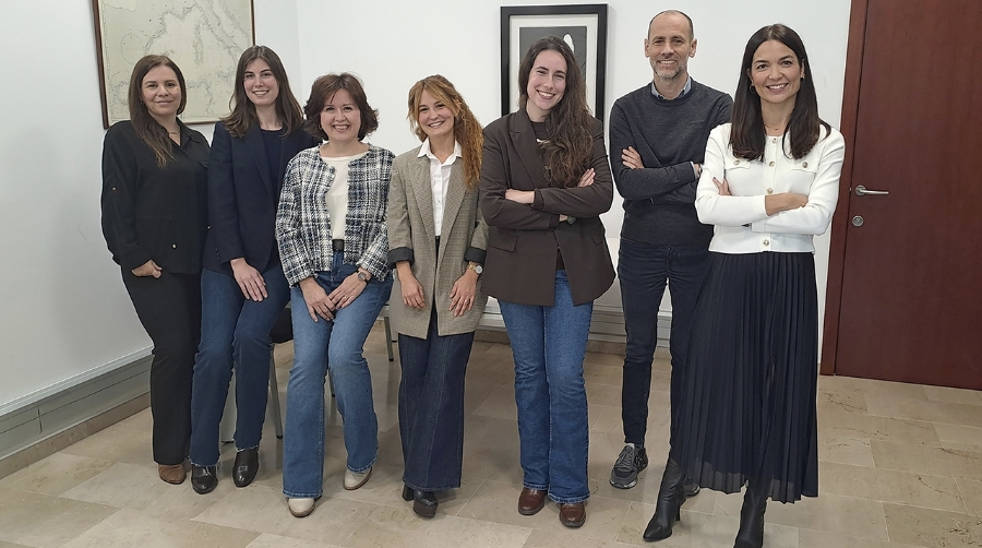 Equipo de la nueva web de tendencias portuarias de la Fundación Valenciaport.