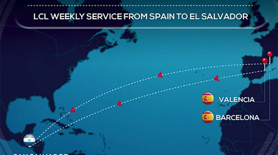 IFS Espa&ntilde;a ofrece una frecuencia semanal en sus servicios a Guatemala y El Salvador