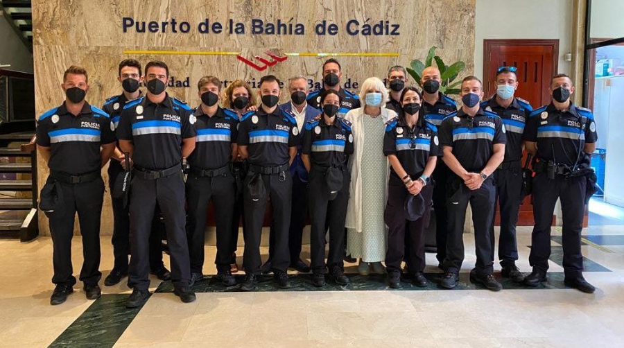 La AP de la Bahía de Cádiz refuerza la Policía Portuaria con la incorporación de 17 personas