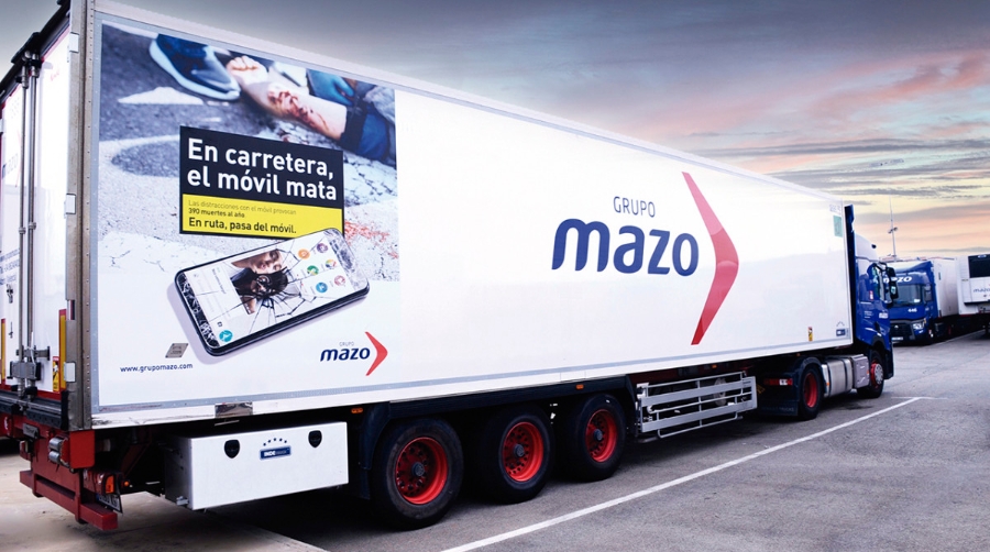 Transportes Mazo lanza una campa&ntilde;a para prevenir los accidentes entre sus conductores