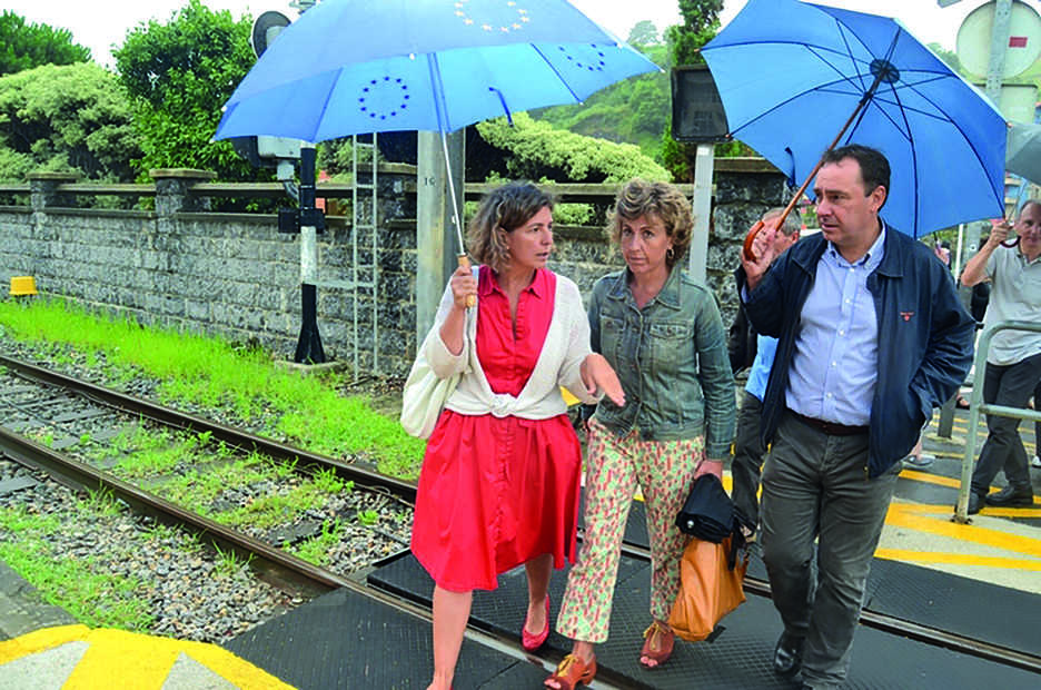 Oregi valora que se analice la prolongaci&oacute;n de la autopista ferroviaria de Pas-de-Calais