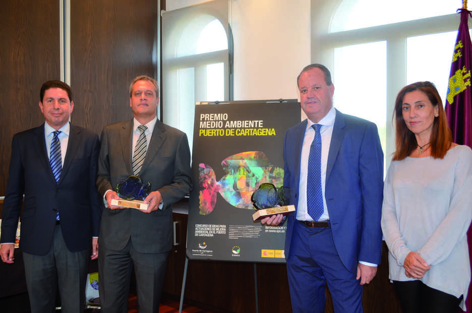La AP de Cartagena premia a Aemedsa y Ership por su apoyo al desarrollo sostenible