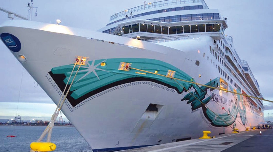 Trasmediterranea estrena el a&ntilde;o en Valencia con la escala del buque de crucero "Norwegian Jade"