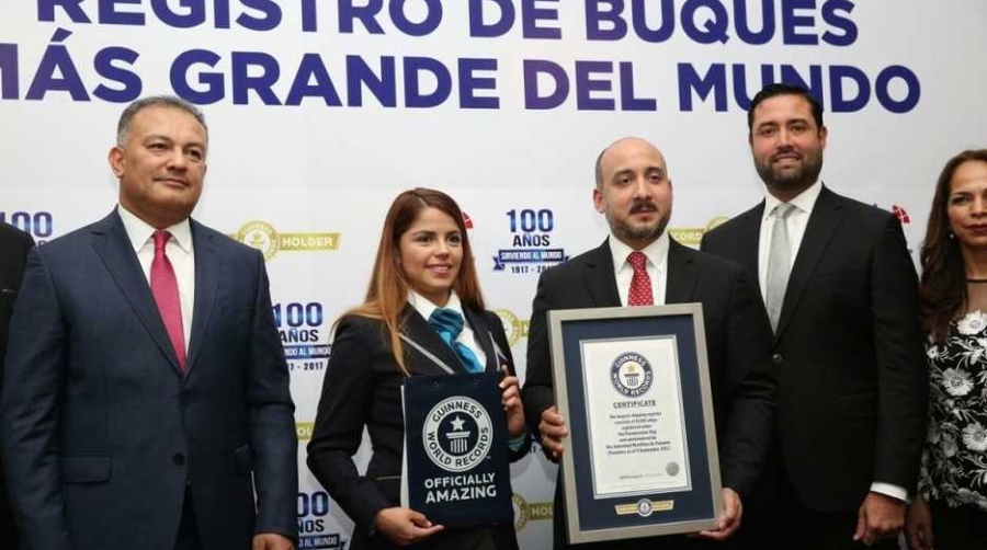 Guinness World Records entreg&oacute; a Panam&aacute; la certificaci&oacute;n como el &ldquo;Registro de Buques m&aacute;s grande del mundo&rdquo;.