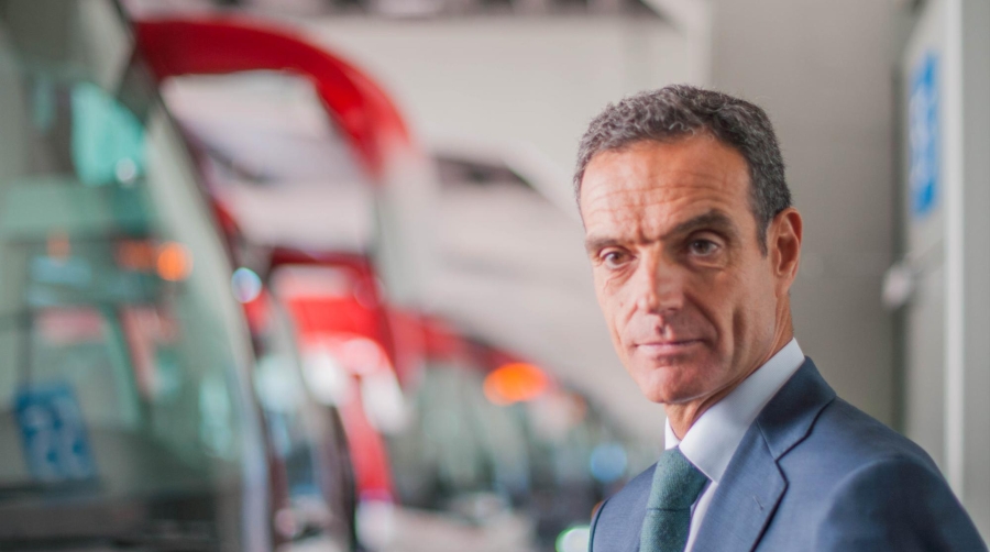 El presidente de la Confederación Española de Transporte en Autobús (CNFEBUS) Rafael Barbadillo.