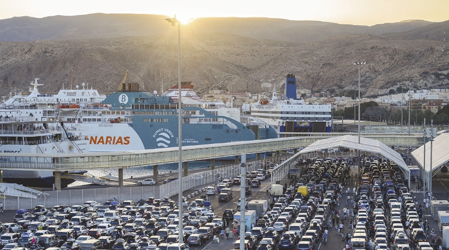 Almería inicia la Operación Paso del Estrecho con más pasajeros y vehículos