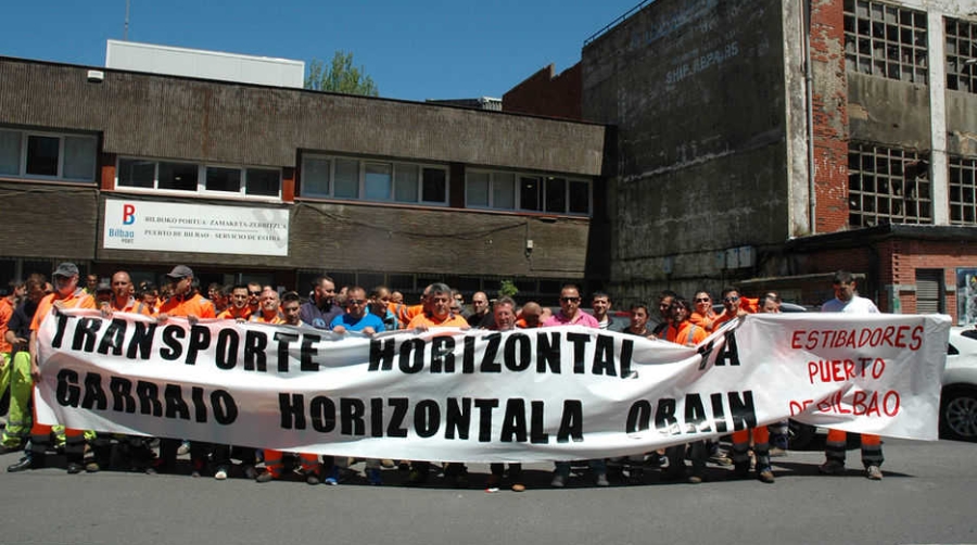 UGT pedir&aacute; la ejecuci&oacute;n de la sentencia del transporte horizontal en el Puerto de Bilbao
