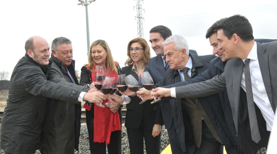 El ramal ferroviario de Aranda de Duero acerca la Ribera a Europa a trav&eacute;s del Puerto de Bilbao