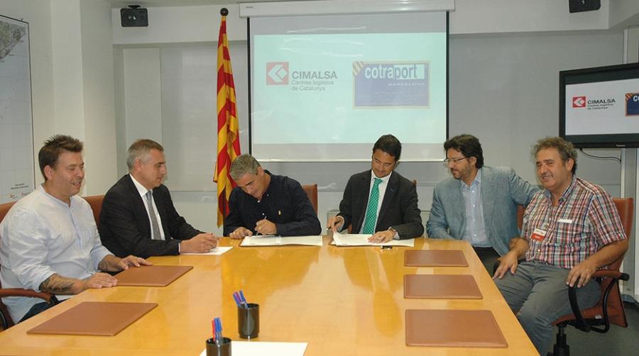 Cotraport y Cimalsa firman un acuerdo para desarrollar un aparcamiento de veh&iacute;culos pesados