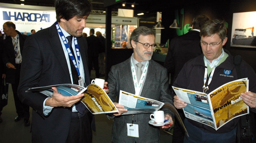 Diario del Puerto presente en Breakbulk Europe 2013