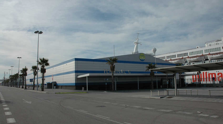 La Terminal C es la más antigua de las terminales de cruceros del Puerto de Barcelona