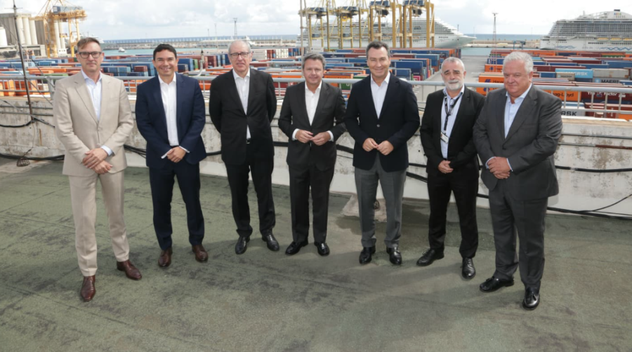 Santano visita Port de Barcelona para conocer los planes de transformación de más de 1.300 millones