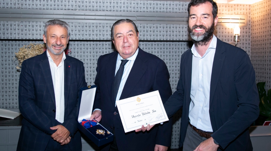 Vicente Boluda Fos recibe la Gran Cruz de ANARE del Remolque y Salvamento Mar&iacute;timo