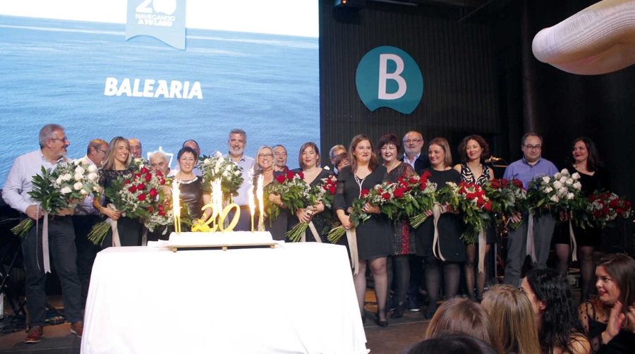 Las personas fundadoras y trabajadoras de la empresa, vinculadas a Bale&agrave;ria desde sus inicios, recibieron un reconocimiento.