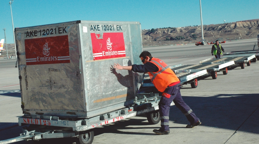 Barajas arrastra a la red Aena y la carga aérea pierde un 5,7% de tráfico en septiembre