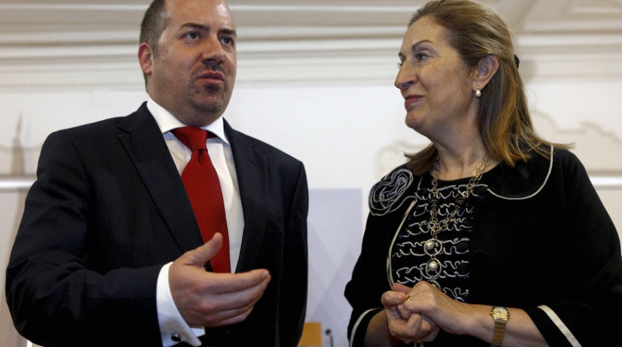 Pastor y Santos Pereira impulsan el corredor ferroviario de mercanc&iacute;as Portugal-Espa&ntilde;a-Francia