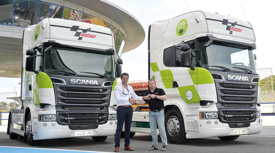 MotoGP y Scania colaboran para reducir las emisiones de CO2