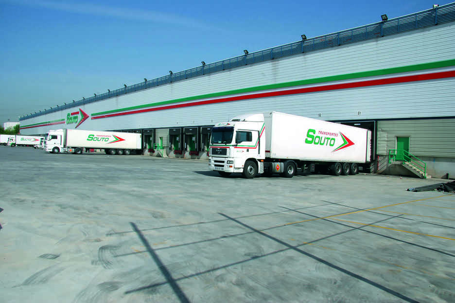 Transportes Souto contaba con m&aacute;s de 40 delegaciones propias en Espa&ntilde;a y 3 delegaciones en Portugal.