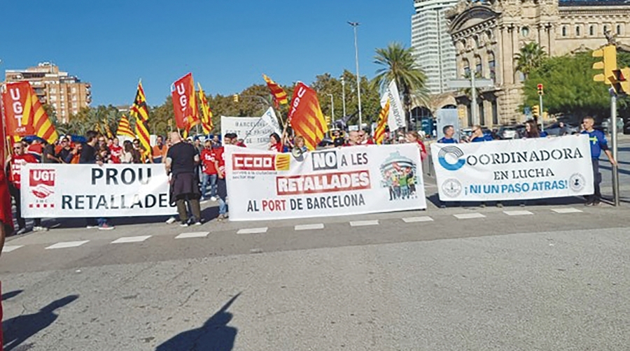 Los trabajadores de la AP de Barcelona vuelven a movilizarse contra los recortes salariales