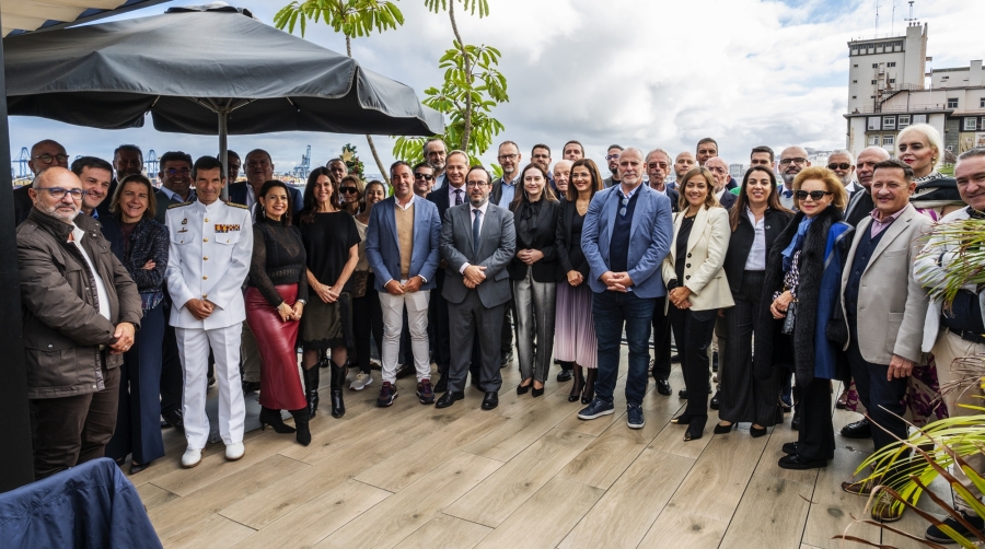 Un momento del encuentro navideño de Asocelpa.