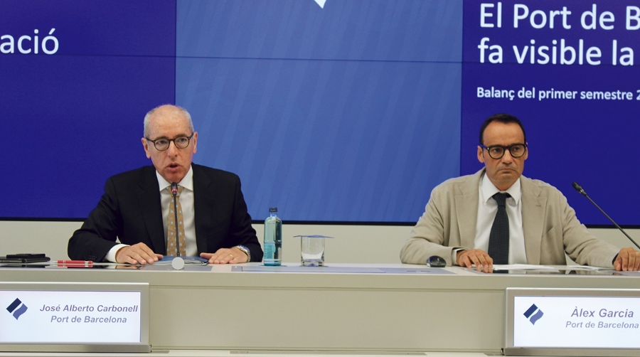 El Port de Barcelona incrementa sus tráficos un 3,5% en el primer semestre