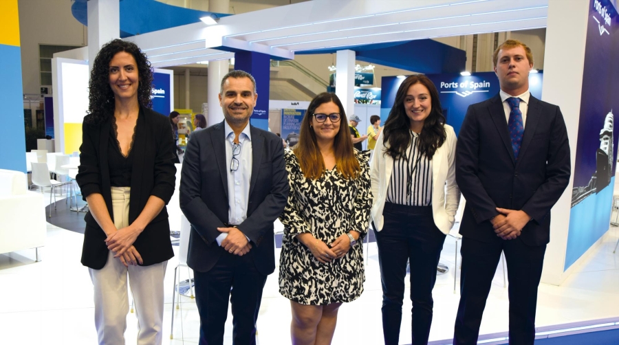 Marta Alonso, directora de Cruceros; Ramiro Cobo, director general; Silvia Gómez, Shorex Atlántico; Laura Gallego, Shorez Mediterráneo; Lucas Simó, responsable de Operaciones en Barcelona.