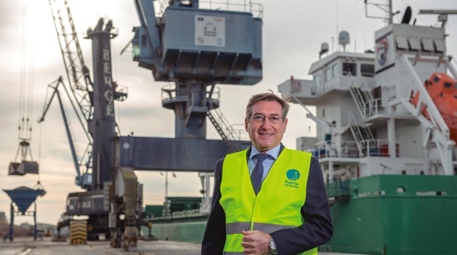 Rafael Carmona, presidente de la Autoridad Portuaria de Sevilla.