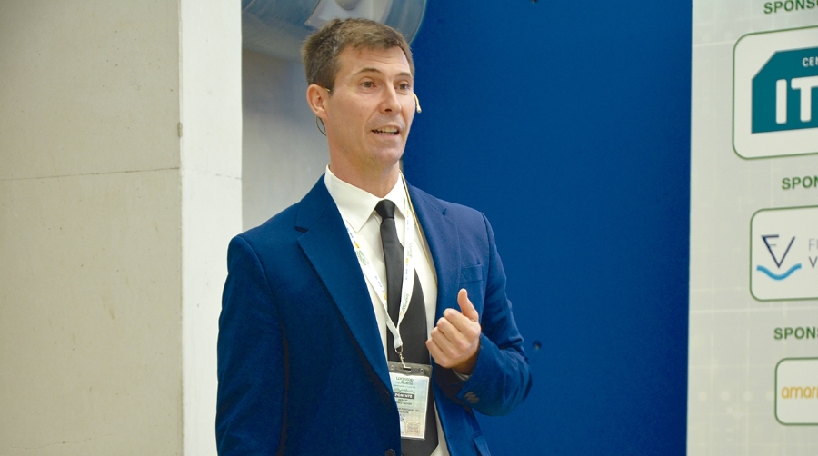Bernat Ibáñez, jefe de la División de Innovación de la Autoridad Portuaria de Castellón. Foto J.C.P.