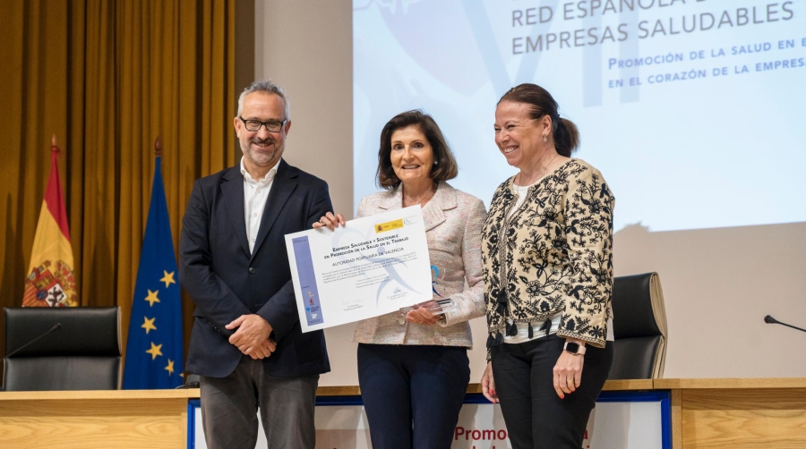 Carlos Arranz, director INSST; Amparo de Leyva jefa Medicina APV; Miryam Hernández, Instituto Asturiano Prevención Riesgos Laborales.
