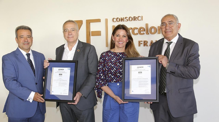 El CZFB recibe el Certificado de sostenibilidad y responsabilidad social por AENOR