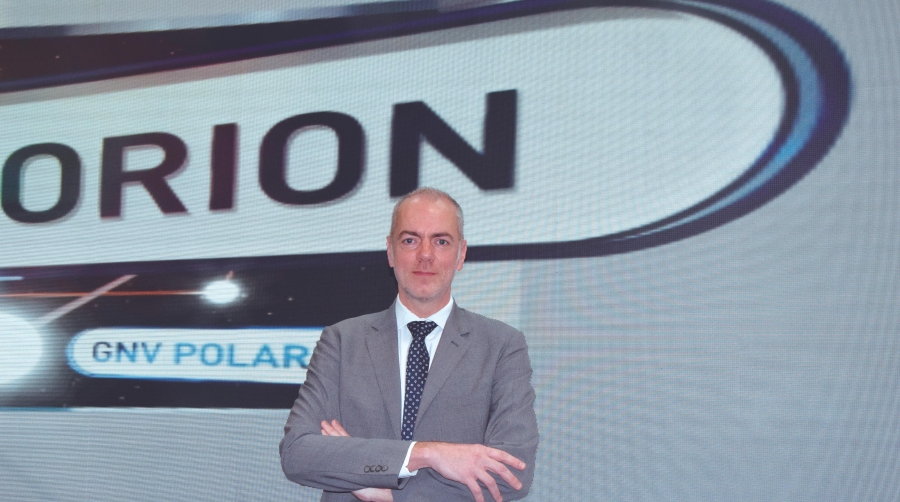 Matteo De Candia, director general de Grandi Navi Veloci. Foto M.C.