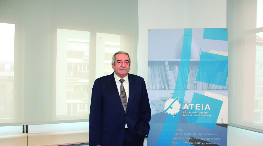 Emili Sanz, presidente de ATEIA-OLTRA, en la sede de Barcelona. Foto C.C.