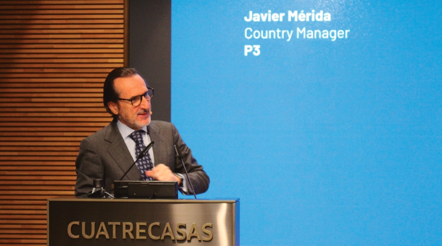 Francisco Aranda, presidente de UNO, ayer durante la jornada celebrada por la patronal en Barcelona. Foto M.V.
