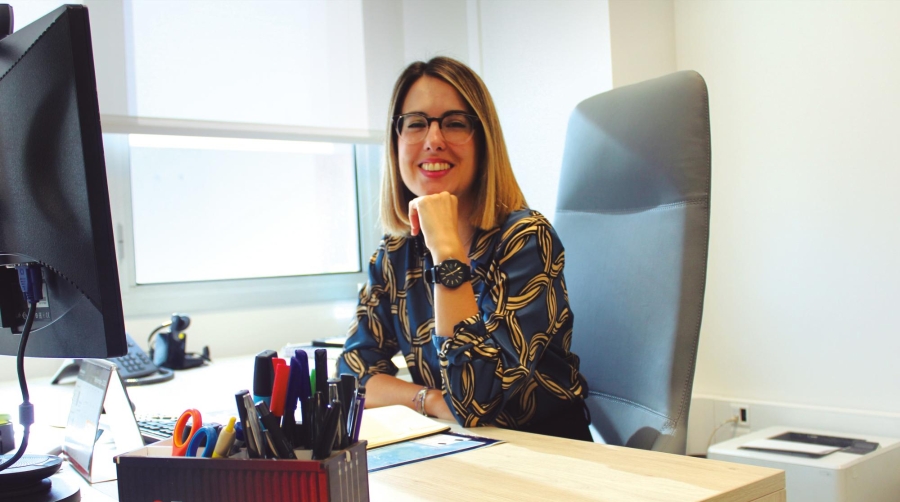 Evelyn Barragán es la responsable de Exportación Marítima de TransGlory. Foto M.V.