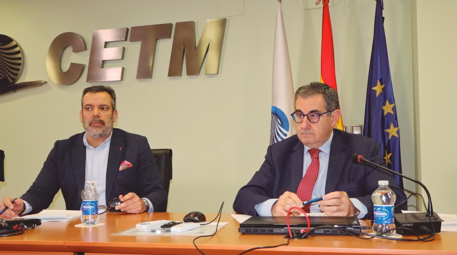 Carmelo González, presidente de CETM (derecha), junto a Dulsé Díaz, secretario general adjunto (izquierda). Foto M.J.