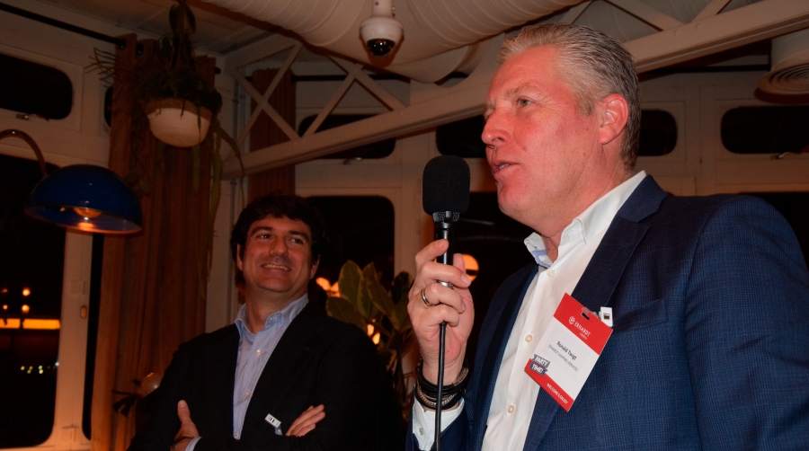 Patricio Erhardt y Ronald Twigt, de Shipping Services de Erhardt. Foto M.C.