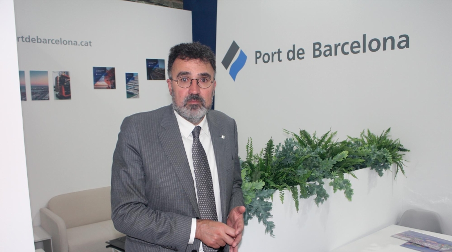 Lluis Salvadó, presidente de la Autoridad Portuaria de Barcelona, lidera la representación barcelonesa. Foto J.P.