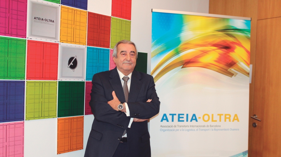 Emili Sanz, presidente de ATEIA-OLTRA, en la sede de la asociación en Barcelona. Foto C.C.