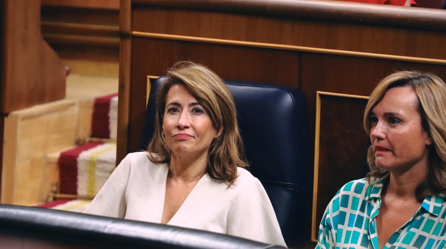 Raquel Sánchez, ya ex ministra de Transportes.